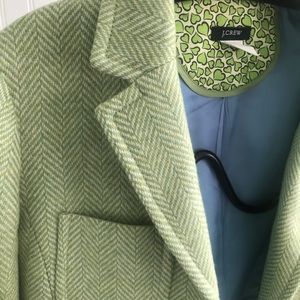 Green Wool Blazer